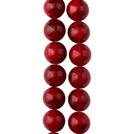 Bead Gallery® Red Jade Round Beads | Michaels